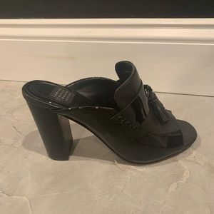 Brand new black and white heals
